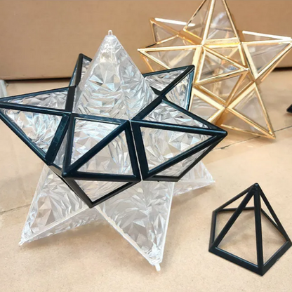 Stervorm Plafondlamp – Goud, Modern Design voor Hal, Eetkamer of Slaapkamer