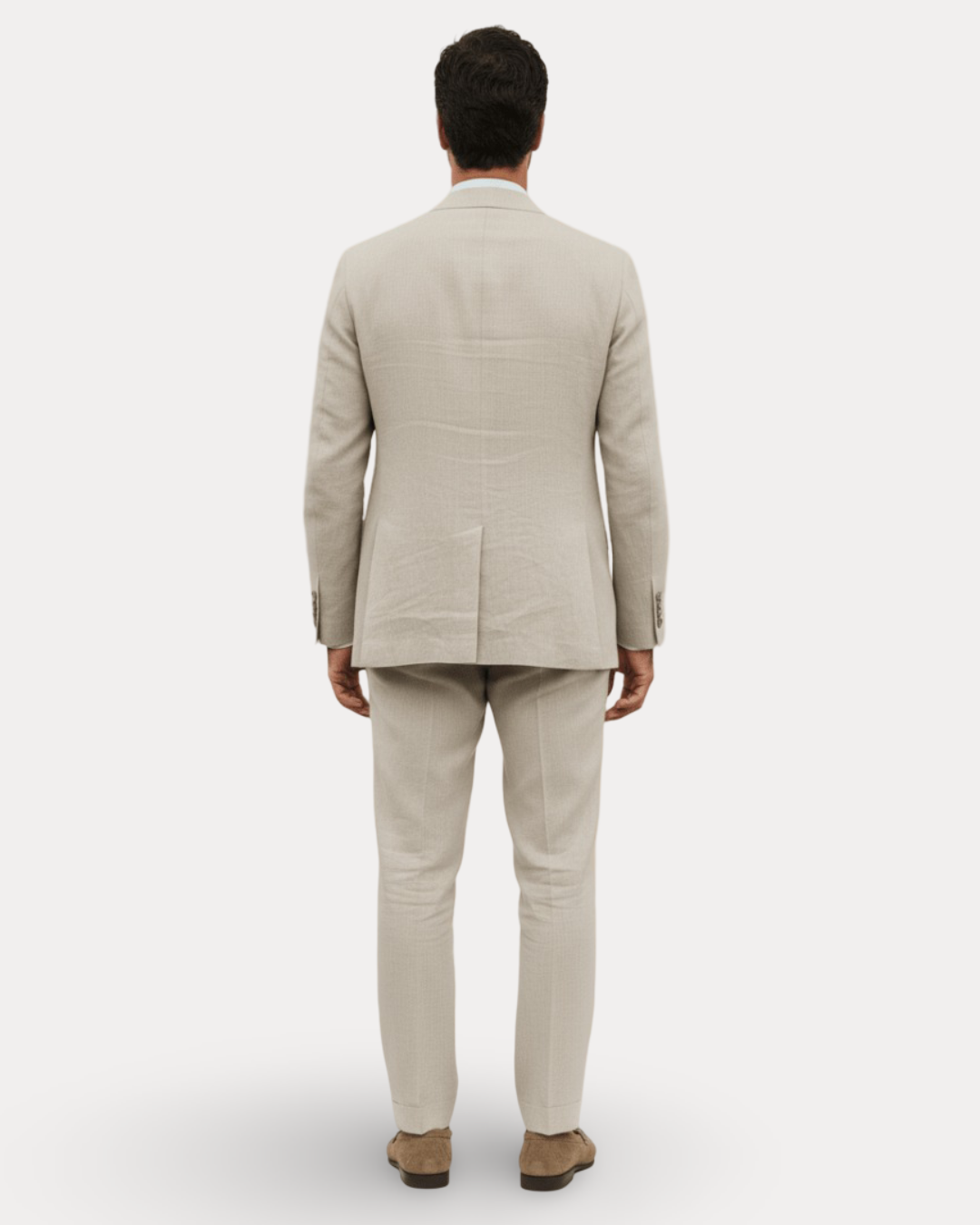 Men's Tailored Linen Suit – Breathable Wedding & Formal Wear