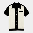 Mens Shirts Short Sleeve Button-Up Camp Collar