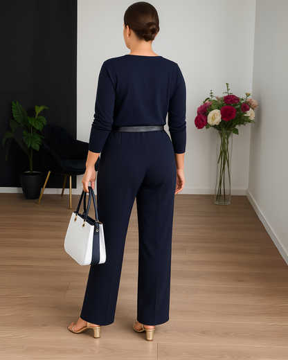 Dames Drie-delige Set – Elegante Pasvorm, Geschikt voor Casual en Avondkleding