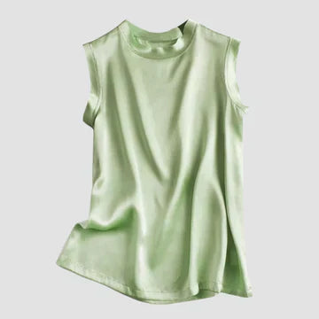 Meliora | Dames Mouwloze Satijnen Top – Luxe, Lichtgewicht & Elegante Look