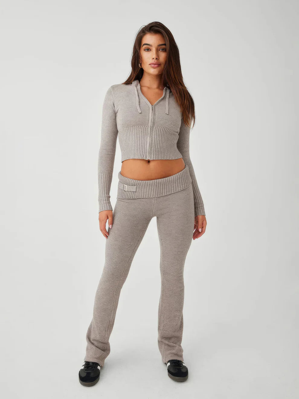 Stella Lounge Set | Dames tweedelige set met hoge taille en flatterende pasvorm
