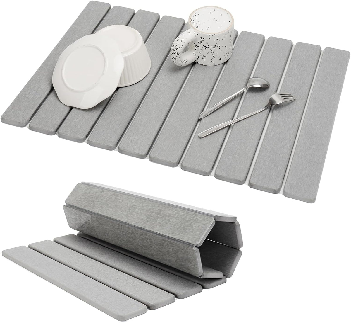 Diatomite Stone Drying Mat - Quick-Dry Absorbent Countertop & Bath Mat