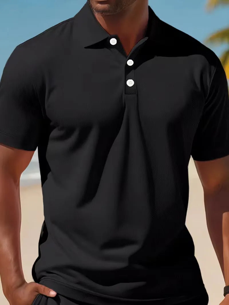 Men's Polo Shirt and Shorts Summer Set