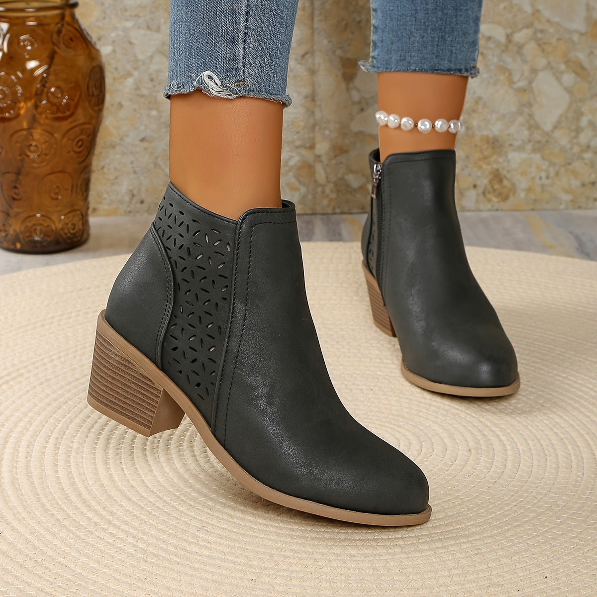 Women's Orthopaedic Boots with Non-Slip Sole