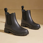Women's Waterproof Rubber Rain Boots with Non-Slip Grip Sole