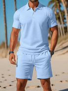 Men's Polo Shirt and Shorts Summer Set