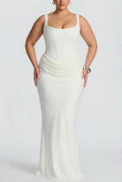 Maxi Dress for Women - Square Neckline