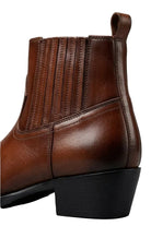 Unisex Western Boots with Embroidery - Genuine Leather Cowboy Boots