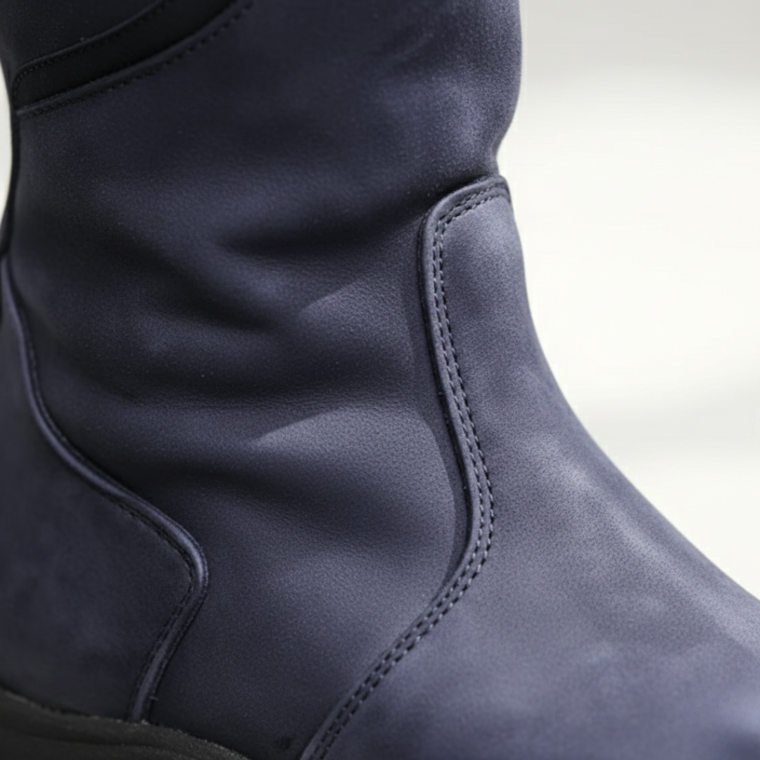 Women's Waterproof Knee-High Boots with Adjustable Calf Strap