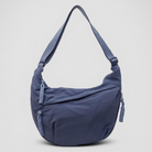 Women's Nylon Crossbody Bag with Multiple Zip Pockets