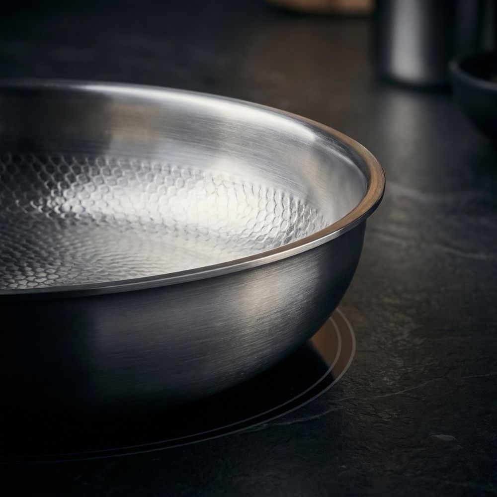 Titanium Frying Pan with Free Lid - Non-Stick Induction Pan