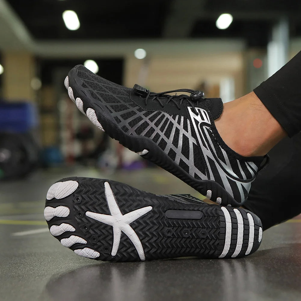 Unisex Water Shoes with Anti-Slip Sole and Quick-Dry Mesh