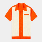 Mens Shirts Short Sleeve Button-Up Camp Collar