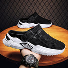 Men's Slip-On Sandals with Contoured Footbed and Non-Slip Rubber Outsole