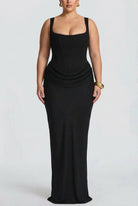 Maxi Dress for Women - Square Neckline