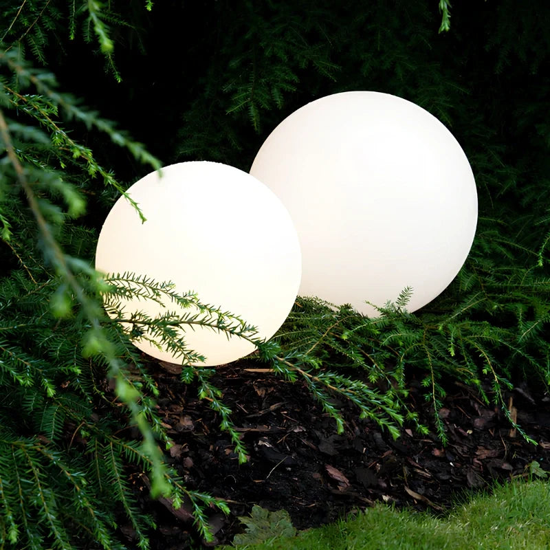 Spherical Outdoor Garden Light with Remote Control - 16 Colours, Weather-Resistant