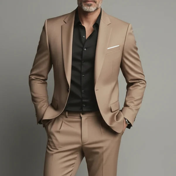 Men's Slim Fit Suits - Tailored Jacket & Trousers Set