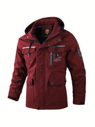 Men's Waterproof Winter Jacket with Hood - Insulated Coat