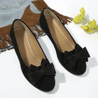 Women's Orthopaedic Flat Shoes with Bow Detail