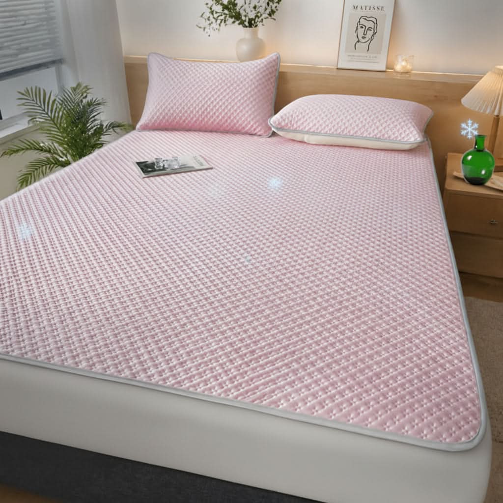 Foldable Cooling Sleep Mat - Breathable Summer Bed Topper