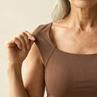 Women's Built-In Bra Tank Top - Soft Stretch Comfort Top