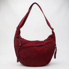 Women's Nylon Crossbody Bag with Multiple Zip Pockets