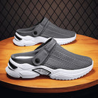 Men's Slip-On Sandals with Contoured Footbed and Non-Slip Rubber Outsole