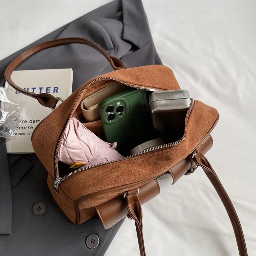 Dames Retro Schoudertas – Vintage Look, Dagelijks en Avond