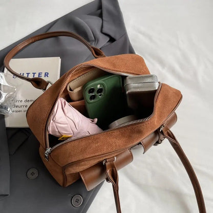 Dames Retro Schoudertas – Vintage Look, Dagelijks en Avond