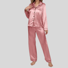 Women's Button Front Pajama Set - Lightweight Loungewear