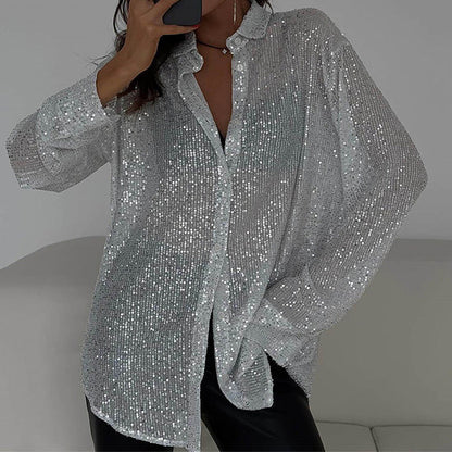 Stijlvolle Party Blouse met Pailetten
