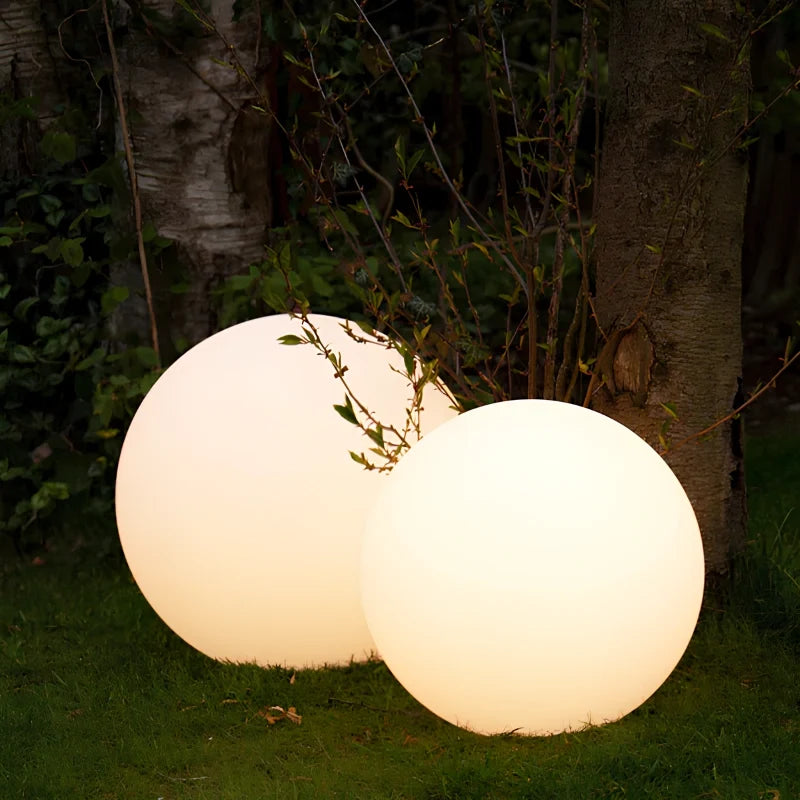 Spherical Outdoor Garden Light with Remote Control - 16 Colours, Weather-Resistant