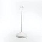 Cordless LED Table Lamp – Dimmable Rechargeable Light in White and Gold