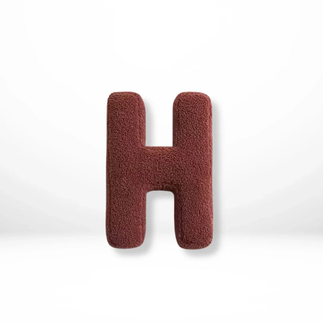 alphabet letter pillow
