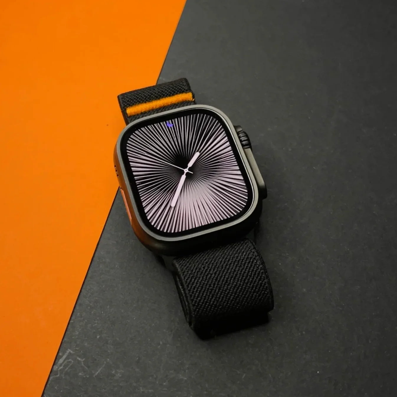 Adjustable Paracord Watch Strap - Nylon Mesh Band for Apple Watch