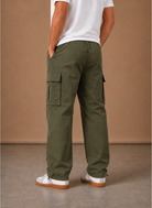 Halric | Men's Cargo Relaxed Utility Straight-Leg Trousers
