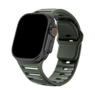 Silicone Sport Band for Apple Watch - Adjustable Strap 44/45/46/49mm