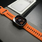 Silicone Apple Watch Band - Wide Sport Strap with Secure Pin-and-Tuck Closure