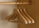 Camphor Wood Clothes Hangers, Wide-Shoulder Set of 2
