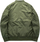 Men's Padded Bomber Jacket with Zip Pockets
