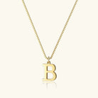 Women's Initial Pendant Necklace - Gold-Tone Letter Charm