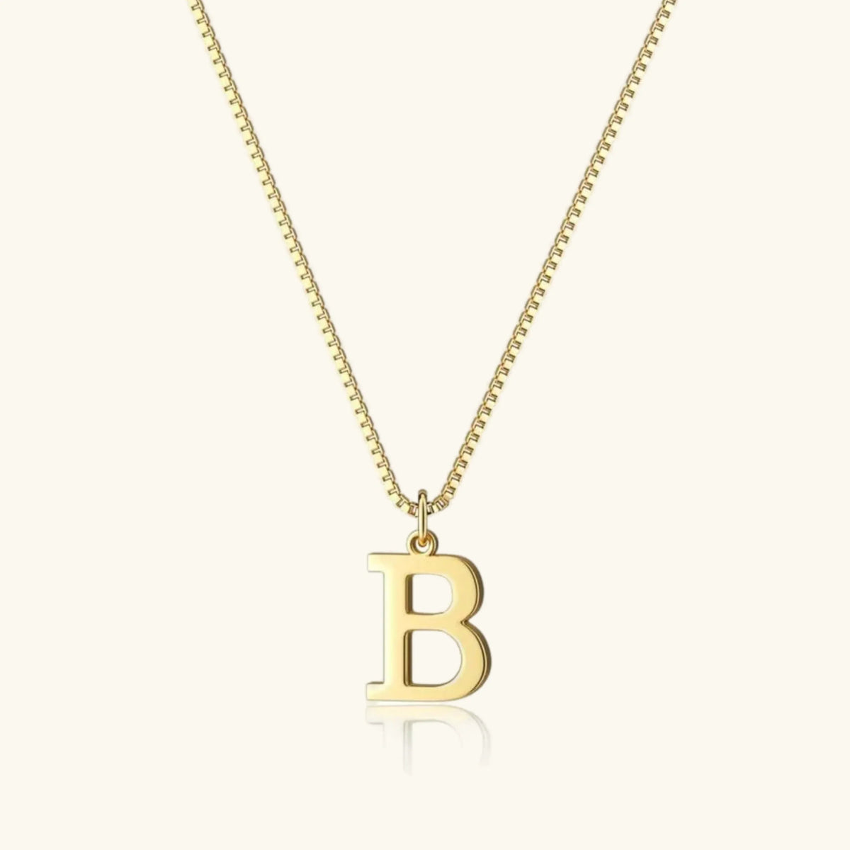 Women's Initial Pendant Necklace - Gold-Tone Letter Charm