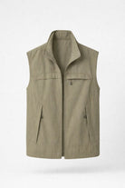 Men's Sleeveless Bodywarmer with Stand-Up Collar
