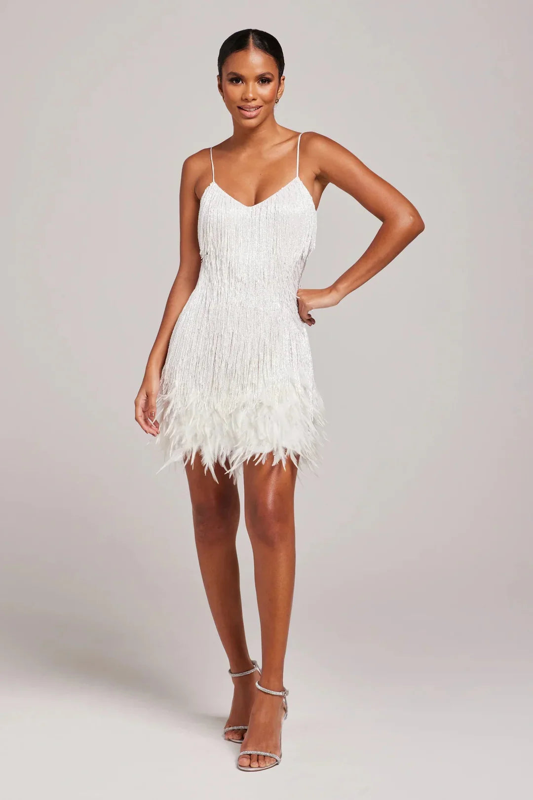 Women's Fringe Mini Dress - Cocktail Party Dress