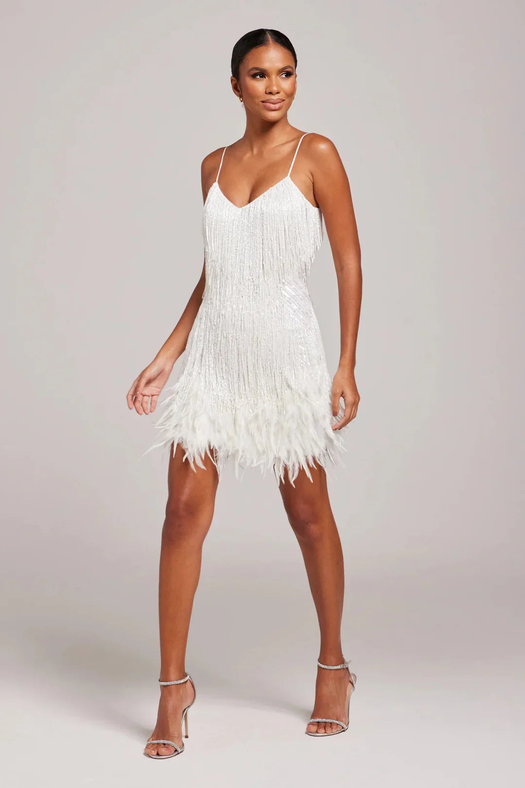 Women's Fringe Mini Dress - Cocktail Party Dress