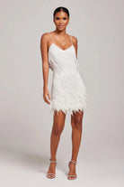 Women's Fringe Mini Dress - Cocktail Party Dress