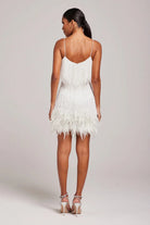 Women's Fringe Mini Dress - Cocktail Party Dress