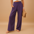 Broek Dames | Wijde Pijpen & Elastische Taille