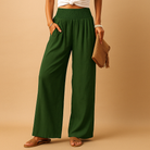 Broek Dames | Wijde Pijpen & Elastische Taille